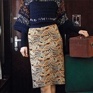 Anthropologie Mohair/Cashmere Sweater Pencil Skirt